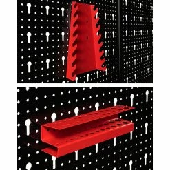 Top 10 🌟 IDMARKET Panneau mural perforé en acier 120 x 60 cm porte-outils avec 17 accessoires 🎉 -Sam Outillage STORE 3662897032709 5