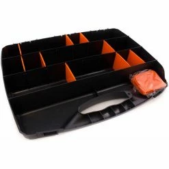 Coupon ❤️ Sans marque Casier a outil boite peche vis 38 x 32 x 6 cm malette 😀 -Sam Outillage STORE 3663645063778 2 2