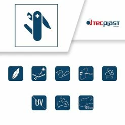 Wholesale 👍 TECPLAST Bâche de Protection 4x10 m 170MU - Bâche Armée Transparente - Haute Qualité - Imperméable - Résistance Anti-UV ⭐ -Sam Outillage STORE 3663936000314 3 2