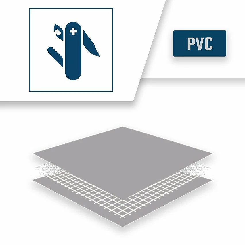 Wholesale 🧨 TECPLAST Bâche de Protection 6x8 m 900MU Grise - Qualité 15 ans - Bâche PVC étanche - Résistance Anti-UV - Made in France ✔️ 4 Wholesale 🧨 TECPLAST Bâche de Protection 6x8 m 900MU Grise - Qualité 15 ans - Bâche PVC étanche - Résistance Anti-UV - Made in France ✔️ – Image 4