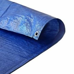 Wholesale ❤️ TECPLAST Bâche de Chantier 4x5 m 150CH Bleue et Verte - Haute Qualité - Bâche de protection imperméable pour Travaux ✔️ -Sam Outillage STORE 3663936001793 4 2