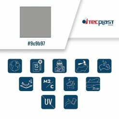 Cheap ⌛ TECPLAST Bâche de Chantier 8x9 m Ignifugée M2 680TO2 Grise - Qualité 15 ans - Bâche étanche pour Travaux - Made in France 🛒 8 Cheap ⌛ TECPLAST Bâche de Chantier 8x9 m Ignifugée M2 680TO2 Grise - Qualité 15 ans - Bâche étanche pour Travaux - Made in France 🛒 -Sam Outillage STORE 3663936002462 3 8