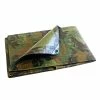 Promo 😉 TECPLAST Bâche de Chantier 1,8x3 m 150CH - Camouflage - Haute Qualité - Bâche de protection imperméable pour Travaux 🎁