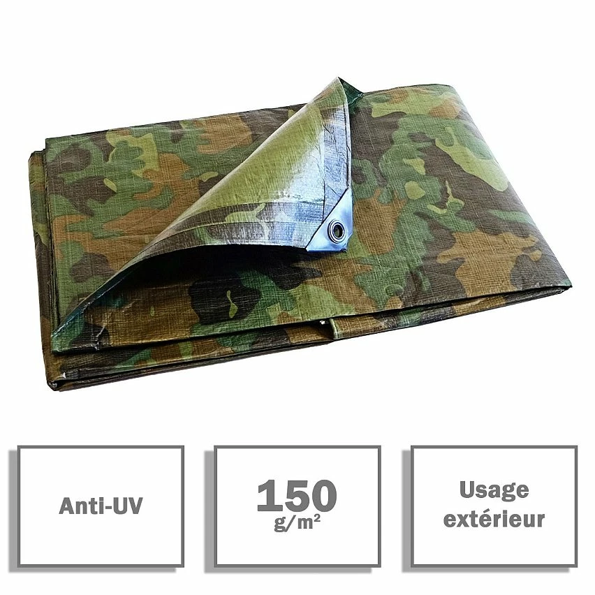 Buy đ TECPLAST BĂąche de Chantier 3,6x5 m 150CH - Camouflage - Haute QualitĂ© - BĂąche de protection impermĂ©able pour Travaux đ€© 2 Buy đ TECPLAST BĂąche de Chantier 3,6x5 m 150CH - Camouflage - Haute QualitĂ© - BĂąche de protection impermĂ©able pour Travaux đ€© â Image 2