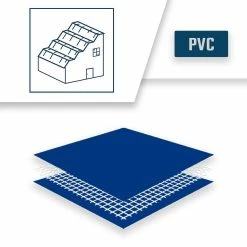 Top 10 😉 TECPLAST Bâche Toiture 5x6 m Ignifugée M2 680TO2 Bleue - Qualité 15 ans - Bâche d'étanchéité pour Couvreur - Made in France ✨ -Sam Outillage STORE 3663936004862 4 13