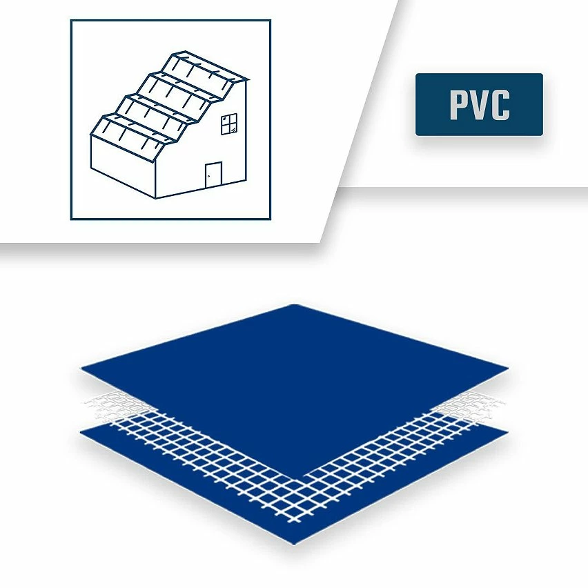 Hot Sale ✔️ TECPLAST Bâche Toiture 8x9 m 680TO Bleue - Qualité 10 ans - Bâche d'étanchéité pour Couvreur et Charpentier - Made in France ✔️ 4 Hot Sale ✔️ TECPLAST Bâche Toiture 8x9 m 680TO Bleue - Qualité 10 ans - Bâche d'étanchéité pour Couvreur et Charpentier - Made in France ✔️ – Image 4