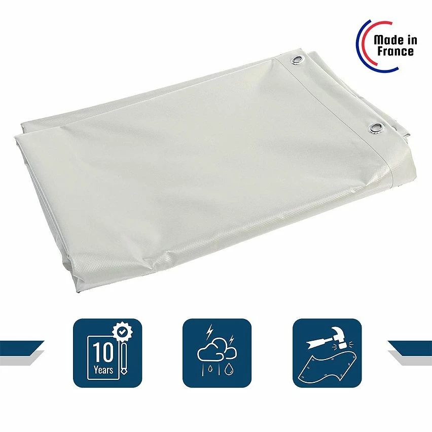 Best Sale đ„° TECPLAST BĂąche Toiture 6x8 m 680TO Blanche - QualitĂ© 10 ans - BĂąche d'Ă©tanchĂ©itĂ© pour Couvreur et Charpentier - Made in France â 2 Best Sale đ„° TECPLAST BĂąche Toiture 6x8 m 680TO Blanche - QualitĂ© 10 ans - BĂąche d'Ă©tanchĂ©itĂ© pour Couvreur et Charpentier - Made in France â â Image 2