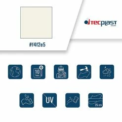 Wholesale 😀 TECPLAST Bâche Toiture 2x3 m 680TO Blanche - Qualité 10 ans - Bâche d'étanchéité pour Couvreur et Charpentier - Made in France 😍 -Sam Outillage STORE 3663936005104 3 2