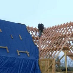 Best Sale 😀 TECPLAST Bâche Toiture 10x12 m 680TO Bleue - Qualité 10 ans - Bâche d'étanchéité pour Couvreur et Charpentier - Made in France 😍 -Sam Outillage STORE 3663936005227 7 3