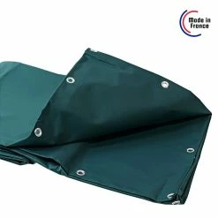 Cheapest 😍 TECPLAST Bâche de Protection 5x6 m Ignifugée M2 680MU2 Verte - Qualité 15 ans - Bâche étanche Anti-Chaleur - Made in France 😀 -Sam Outillage STORE 3663936005487 5 11