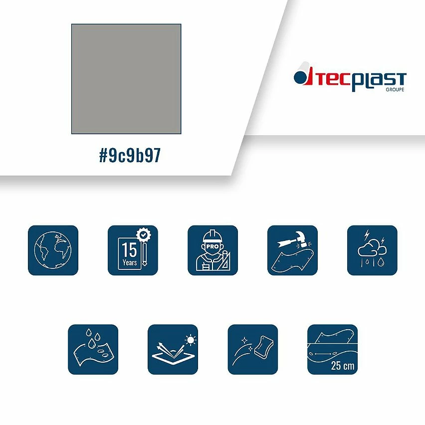 Best reviews of 🧨 TECPLAST Bâche Toiture 10x15 m 900TO Grise - Qualité 15 ans - Bâche d'étanchéité pour Couvreur et Charpentier - Made in France 👏 3 Best reviews of 🧨 TECPLAST Bâche Toiture 10x15 m 900TO Grise - Qualité 15 ans - Bâche d'étanchéité pour Couvreur et Charpentier - Made in France 👏 – Image 3