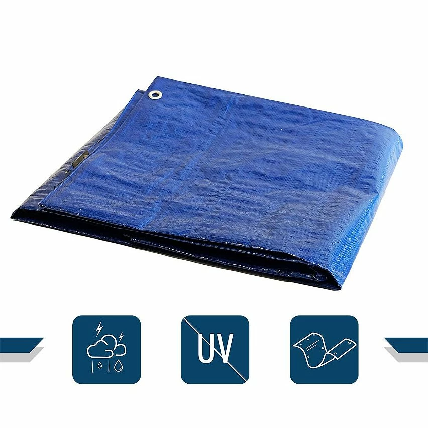 Discount đ„ TECPLAST BĂąche de Protection 4x5 m 150MU Bleue et Verte - Haute QualitĂ© - BĂąche d'extĂ©rieur impermĂ©able avec oeillets đ 2 Discount đ„ TECPLAST BĂąche de Protection 4x5 m 150MU Bleue et Verte - Haute QualitĂ© - BĂąche d'extĂ©rieur impermĂ©able avec oeillets đ â Image 2