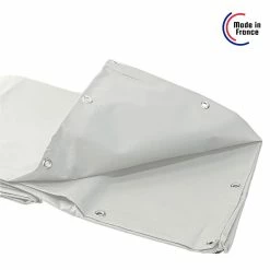 Promo ✔️ TECPLAST Bâche de Protection 10x12 m Ignifugée M2 680MU2 Blanche - Qualité 15 ans - Bâche étanche Anti-Chaleur - Made in France 🧨 -Sam Outillage STORE 3663936006514 5