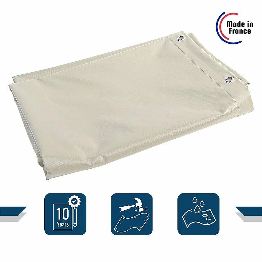 Discount đ TECPLAST BĂąche de Protection 2x3 m 680MU Ivoire - QualitĂ© 10 ans - BĂąche PVC Ă©tanche - RĂ©sistance Anti-UV - Made in France đ„ 2 Discount đ TECPLAST BĂąche de Protection 2x3 m 680MU Ivoire - QualitĂ© 10 ans - BĂąche PVC Ă©tanche - RĂ©sistance Anti-UV - Made in France đ„ â Image 2