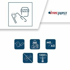 Wholesale 👏 TECPLAST Toile Anti-Chaleur 0,9x1 m 1300SD0 - Performance 1300 degrés - Bâche de protection Soudure Ignifugée M0 Made In France ✨ 7 Wholesale 👏 TECPLAST Toile Anti-Chaleur 0,9x1 m 1300SD0 - Performance 1300 degrés - Bâche de protection Soudure Ignifugée M0 Made In France ✨ -Sam Outillage STORE 3663936014427 3