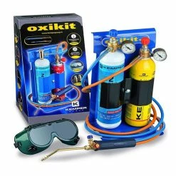 Buy 💯 Chalumeau BI Gaz Professionnel OXYKIT 3300°C KEMPER Avec réducteurs GAZ Manomètres +2 pointes Kit complet Brasage et soudage 👍