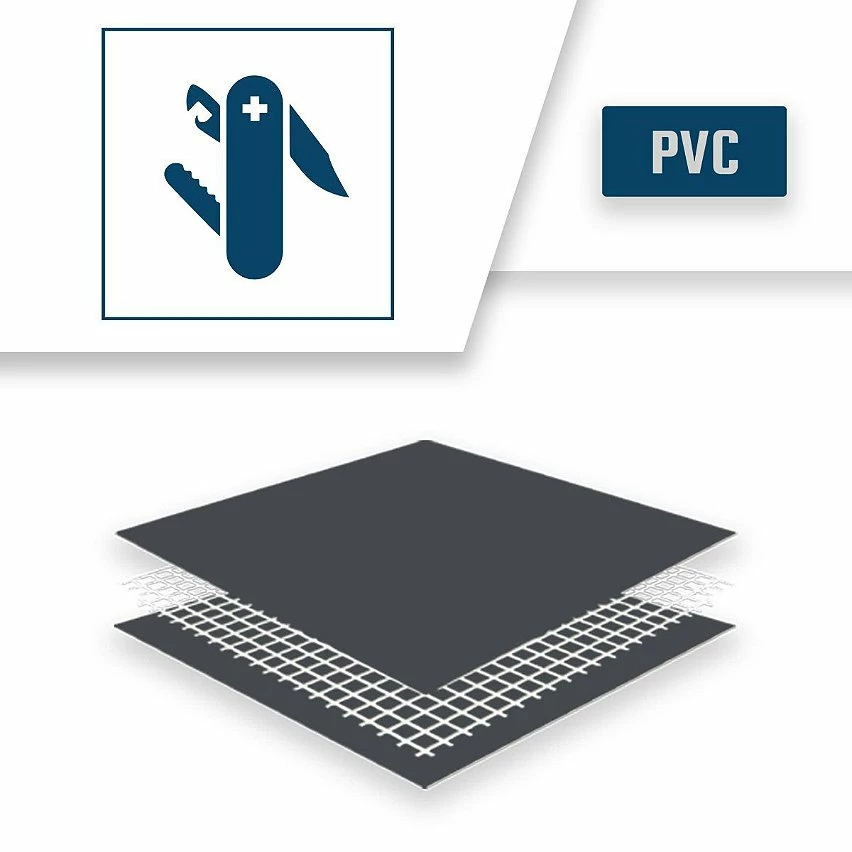 Hot Sale 🔔 TECPLAST Bâche de Protection 2x3 m 506MU Gris anthracite - Qualité 5 ans - Bâche PVC étanche - Résistance Anti-UV ✔️ 4 Hot Sale 🔔 TECPLAST Bâche de Protection 2x3 m 506MU Gris anthracite - Qualité 5 ans - Bâche PVC étanche - Résistance Anti-UV ✔️ – Image 4