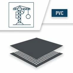 Top 10 👍 TECPLAST Bâche de Chantier 3x5 m 506CH Gris anthracite - Qualité 5 ans - Bâche de protection étanche en PVC pour Travaux 🎉 -Sam Outillage STORE 3663936050593 4 1