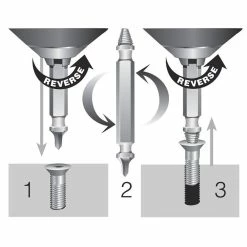 Best Pirce 👍 SHOP-STORY - SCREW EXTRACTOR : Forets pour Extraire des Vis Endommagées ou Foirées (lot de 4) 🌟 -Sam Outillage STORE 3683080290935 4