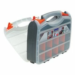 Cheapest đ MSV Boite Ă outils organiseur double Face 32x26cm Transparente đ