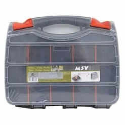 Cheapest 🎉 MSV Boite à outils organiseur double Face 32x26cm Transparente 😉 5 Cheapest 🎉 MSV Boite à outils organiseur double Face 32x26cm Transparente 😉 -Sam Outillage STORE 3700703931065 3