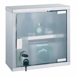 Deals 😍 MSV Armoire Pharmacie à clé en Acier & Verre 😀