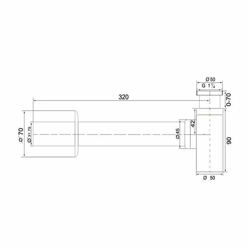 Best Sale 🎉 Palici Siphon à tasse G 1/4 design noir en laiton 👍 5 Best Sale 🎉 Palici Siphon à tasse G 1/4 design noir en laiton 👍 – Image 5