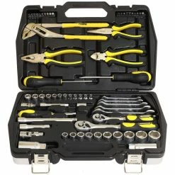 Wholesale 😉 Boite à outils 63 pièces chrome vanadium VITO VIMF63 Malette haute qualité 🎁