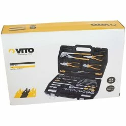 Wholesale 😉 Boite à outils 63 pièces chrome vanadium VITO VIMF63 Malette haute qualité 🎁 -Sam Outillage STORE 3701107700745 7