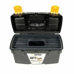 Budget 🧨 Vito Boite à outils 18" 432 x 250 x 238 mm Caisse a outils multi-rangement haute résistance 🌟 -Sam Outillage STORE 3701107715541 5