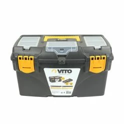 Budget 🧨 Vito Boite à outils 18" 432 x 250 x 238 mm Caisse a outils multi-rangement haute résistance 🌟 -Sam Outillage STORE 3701107715541 7