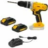 Budget ⭐ Perceuse Visseuse sans fil 20V VITOPOWER + 2 batteries 2.0 Ah + 1 Chargeur rapide ✨