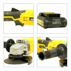 Buy 🧨 Meuleuse d'angle 20V VITOPOWER + 2 Batteries 2.0 Ah + Chargeur rapide 😉 -Sam Outillage STORE 3701107720637 3