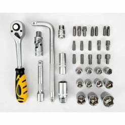 Coupon 🤩 Malette à outils 84 pièces LUXE MIXTE VITO Chrome vanadium Boite à outils Finition chromée satinée 🎁 -Sam Outillage STORE 3701107727254 5