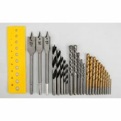 Best Pirce ⭐ Forets Acier Pierre Bois et Embouts Mallette à outils 128 pièces VITO Boite à outils 🧨 -Sam Outillage STORE 3701107727278 5