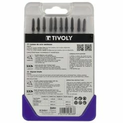 Outlet 🎁 Lames de scie Sauteuse X 10 TIVOLY Bois durs, tendres et Mélaminés Attache standard type T Coffret de 10 pièces 🛒 -Sam Outillage STORE 3701107729470 3