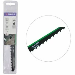 Discount 👏 Lame de scie sabre HCS Elagage TIVOLY HSS L150mm coupe branches jusqu'à 10cm épaisseur - Haute Qualité ❤️