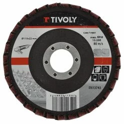 Outlet 🤩 Disque Zirconium-Céramique TIVOLY 125mm Grain 80-FIN -décaper ébarber dérouiller poncer Aciers et Inox Pour Meuleuses Ø115mm ❤️ -Sam Outillage STORE 3701107729784 4