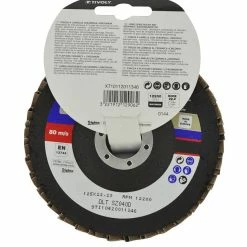 Best Pirce 🔔 Disque Zirconium-Céramique TIVOLY 125mm Grain 80-FIN -décaper ébarber dérouiller poncer Aciers et Inox Pour Meuleuses Ø125mm 🎁 -Sam Outillage STORE 3701107729791 4