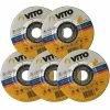 Deals 🔥 Lot de 5 disques à tronçonner 125mm VITO METAL Alésage 22,2mm Usage intensif ✔️