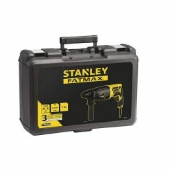 Best reviews of ❤️ Marteau perforateur 750W SDS+ Poignée latérale +Tige 2 Pointes Burin plat Adaptateur SDS+ Mallette STANLEY FATMAX FME500K 🔥 -Sam Outillage STORE 3701107755509 5