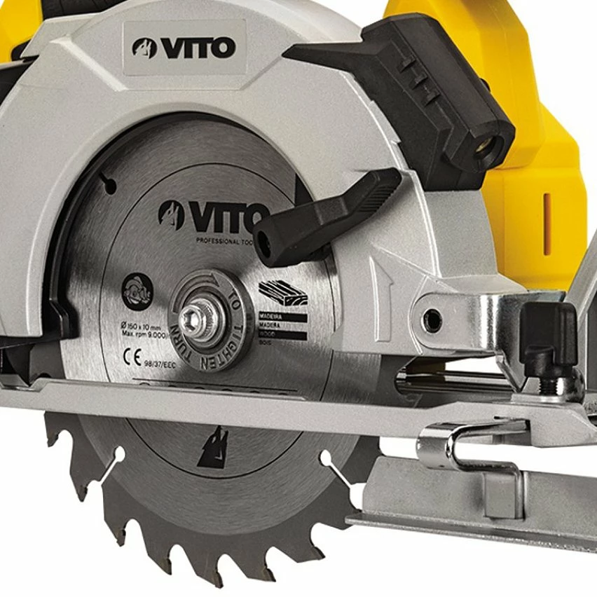 Budget 💯 Scie Circulaire sans fil 20V + 2 Batteries Lithium 4AH + Chargeur rapide VITO EGO LI 👍 3 Budget 💯 Scie Circulaire sans fil 20V + 2 Batteries Lithium 4AH + Chargeur rapide VITO EGO LI 👍 – Image 3