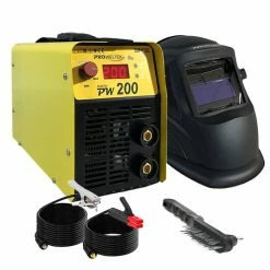 Flash Sale 👍 Poste à souder à l'arc PW200 INVERTER Numérique PROWELTEK + Mallette Luxe + Cagoule Automatique 2 capteurs PROWELTEK Solaire 👏