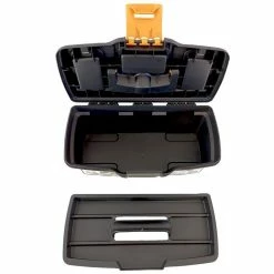 Coupon ⭐ Pack 3 boîtes à outils VITO 13" 16" et 18" Robustes Poignée rétractable Porte outil amovible Couvercle 3 compartiments 🎉 -Sam Outillage STORE 3701107757589 3