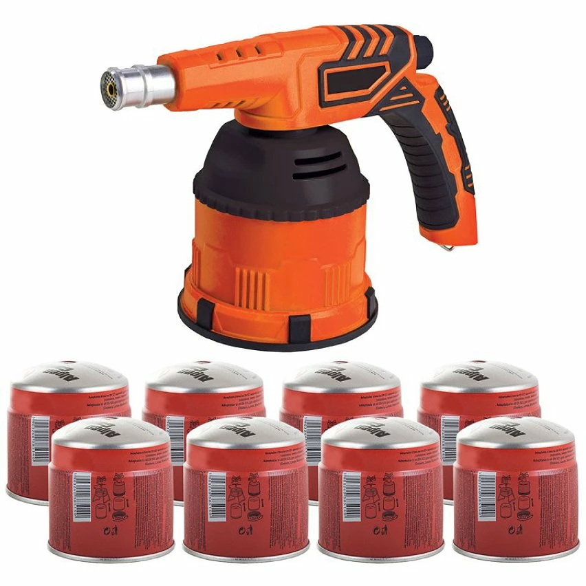 Budget ✨ Lampe a souder gaz + 8 Cartouches gaz 190g Allumage piezo Flamme reglable 1200 °C Proweltek ✨ 1 Budget ✨ Lampe a souder gaz + 8 Cartouches gaz 190g Allumage piezo Flamme reglable 1200 °C Proweltek ✨
