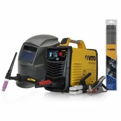 Hot Sale 🧨 Poste a souder inverter Combiné ARC TIG 170A Torche TIG +12 baguettes Ø 2.5 mm + Cagoule Automatique + Mallette luxe VITO ✔️