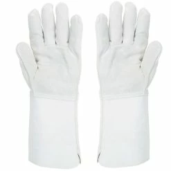 Discount 🔔 Trafimet Distribution Gants anti chaleur taille 10 Manchette confort 15cm-Cuir extra souple-gant soudeur protection chaleur courte durée accidentelle 💯
