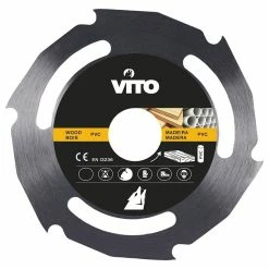 Best Pirce 👏 Vito Disque 230mm Multi matériaux Bois et PVC Alésage 22.5mm Multi matériaux ✔️