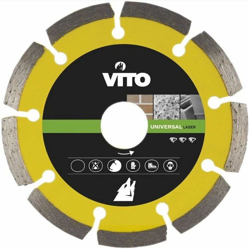 Budget ⭐ Disque diamant universel laser 230mm VITO Alesage 22.5mm 🔥 1 Budget ⭐ Disque diamant universel laser 230mm VITO Alesage 22.5mm 🔥