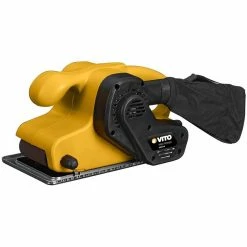 Best reviews of 👏 Ponceuse à bande 900W VITOPOWER Vitesse 2500 tr/mn 75 x 533 mm + Sac de récupération 🎉
